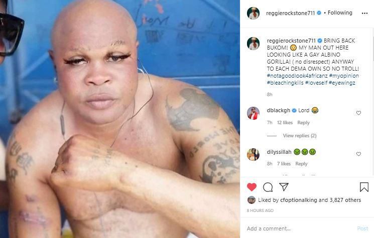 Reggie Rockstone slams Bukom Banku for bleaching
