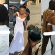 Akuapem Poloo arrives for Press Adress