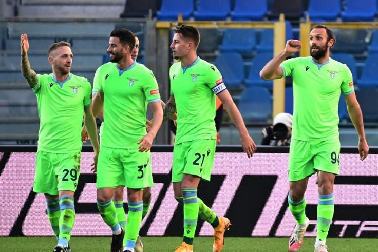Lazio won their fifth Serie A game in a row against Atalanta.