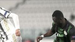 Ghanaian defender Frimpong and Cristiano Ronaldo