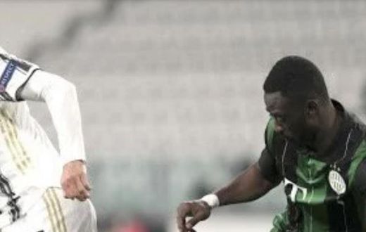 Ghanaian defender Frimpong and Cristiano Ronaldo