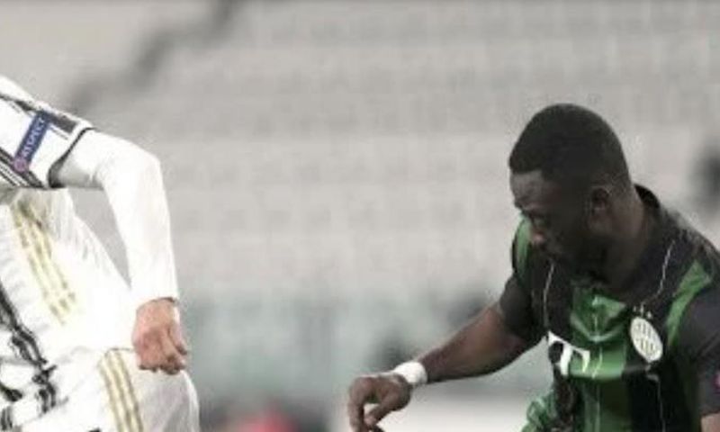 Ghanaian defender Frimpong and Cristiano Ronaldo