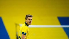 Sweden will bring in stricter Covid-19 measures after Mattias Svanberg (pictured) and Dejan Kulusevski tested positive