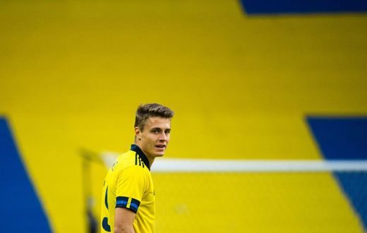 Sweden will bring in stricter Covid-19 measures after Mattias Svanberg (pictured) and Dejan Kulusevski tested positive
