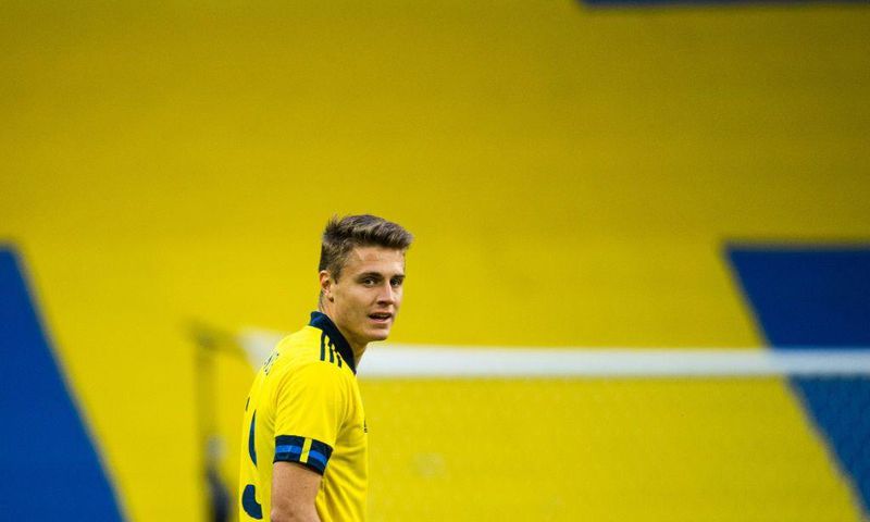 Sweden will bring in stricter Covid-19 measures after Mattias Svanberg (pictured) and Dejan Kulusevski tested positive