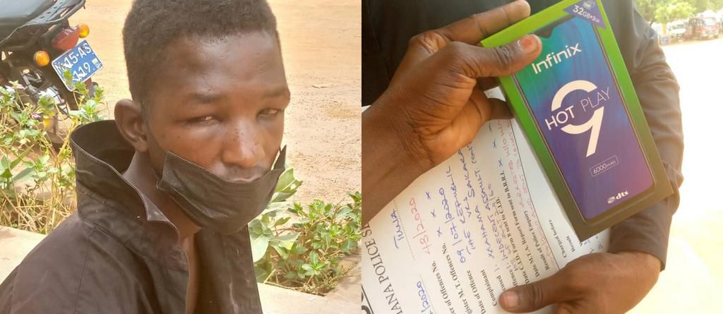 Court jails 20-year-old man for 18 months for stealing and selling Infinix phone for GHS 80.00