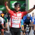 Nacer Bouhanni winning a stage on the Saudi Tour in February 2020