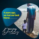 Major Mahama’s wife marks 4th anniversary with touching photo