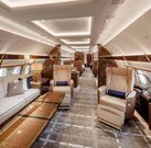 Interior of the Chartered G-KELT aircraft