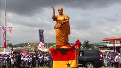 President Akufo-Addo unveils statue of late NPP MP Theresa Ameley Tagoe