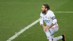 Real Madrid defender Sergio Ramos injured his calf while on international duty with Spain