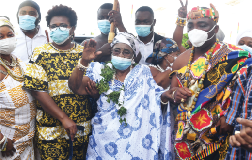 Ga Queen returns from the US
