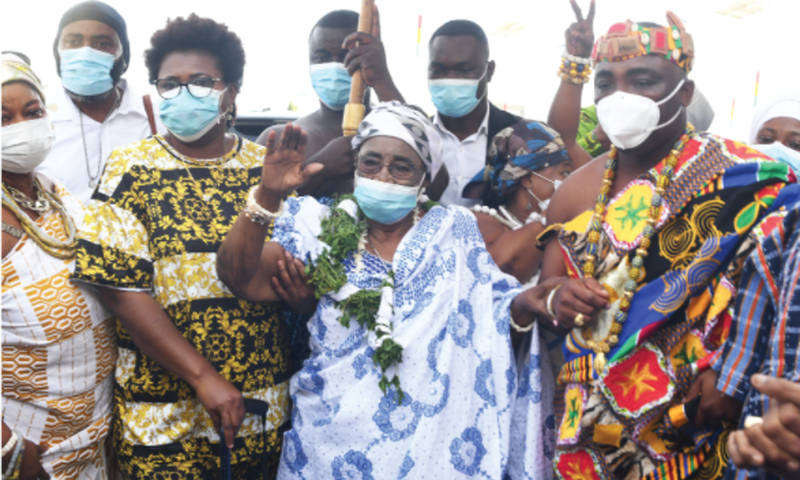 Ga Queen returns from the US