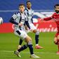 Mohamed Salah (R) equalises for Liverpool, who went on to snatch a dramatic 2-1 victory at West Bromwich Albion.