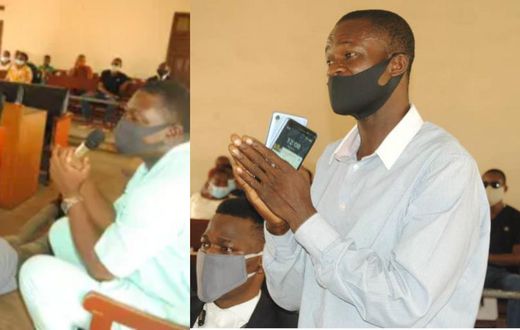 Mufti-wearing police officer lies prostrate to beg judges as contempt of court catches him