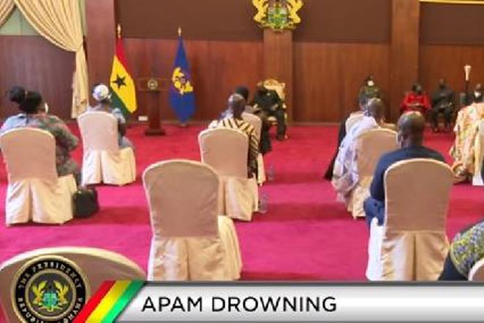 Apam drowning victims family