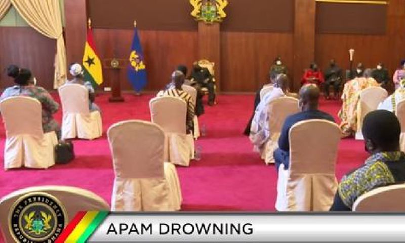 Apam drowning victims family