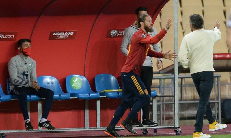 Ramos came on as a late substitute against Kosovo