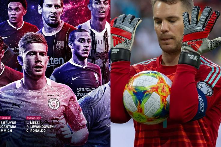 FIFPro XI  Alisson Becker preferred in post to World best goalkeeper Nauer