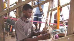Kente weaving