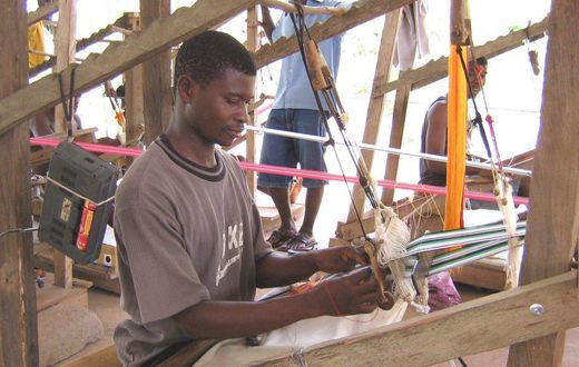 Kente weaving