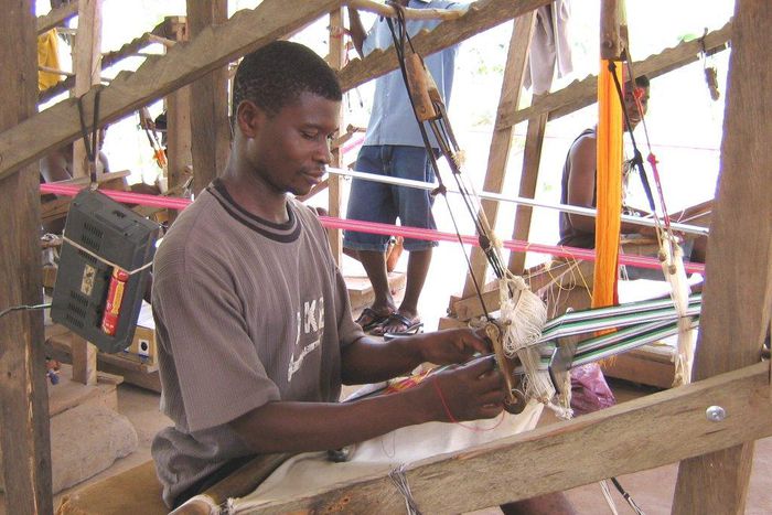 Kente weaving