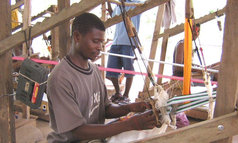 Kente weaving