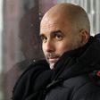 Eyes on the prize: Pep Guardiola wants no let up from his Manchester City side as they close in on the Premier League title
