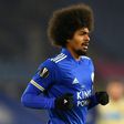 Leicester's Hamza Choudhury drapped himself in a Palestinian flag when picking up his FA Cup winner's medal