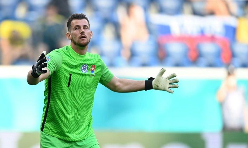 Dubravka's Slovakia slipped to a 1-0 loss to Sweden