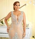 Juliet Ibrahim in wedding gown