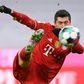 Robert Lewandowski claimed his 25th Bundesliga goal this season for Bayern Munich on Monday