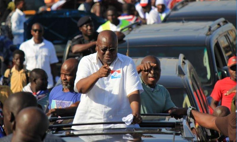 Don’t vote ‘skirt and blouse’ – Akufo-Addo tells electorates