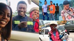 7 adorable photos of street hawker Nana Aba Anamoah turned presenter pop up
