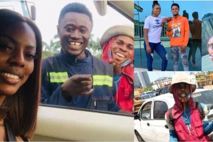 7 adorable photos of street hawker Nana Aba Anamoah turned presenter pop up
