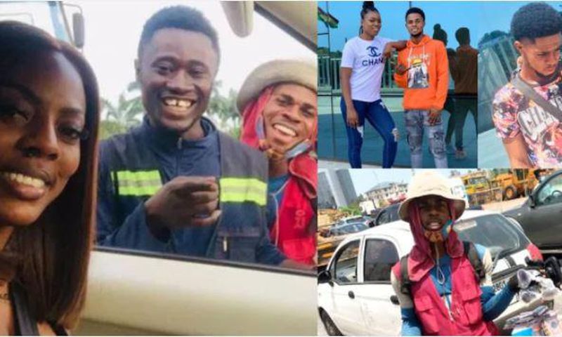 7 adorable photos of street hawker Nana Aba Anamoah turned presenter pop up