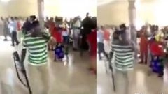 Pastor holds hunter’s in church while members bring cutlasses to ‘kill’ the devil