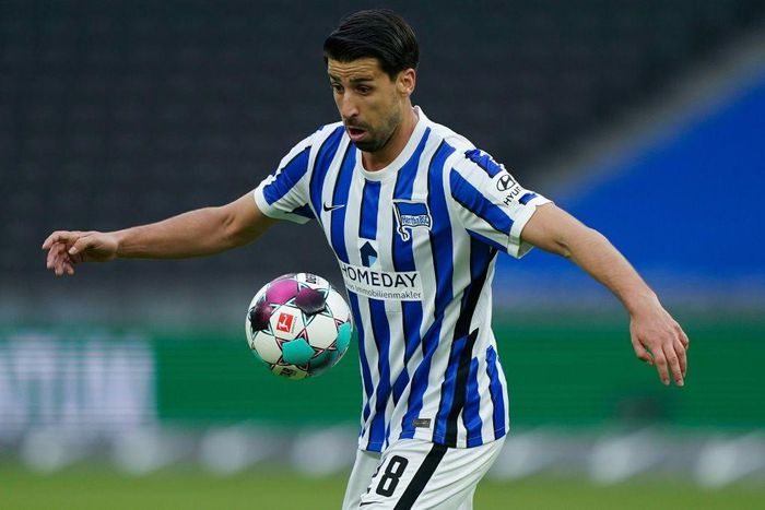 Hertha Berlin's ex-Germany midfielder Sami Khedira, 34, will retire when the season finishes Saturday