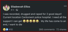 Ghanaian lesbian Ella Deevah Ellios narrates how she was ganged-raped (Screenshot)
