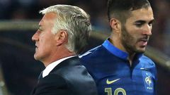 Didier Deschamps and Benzema