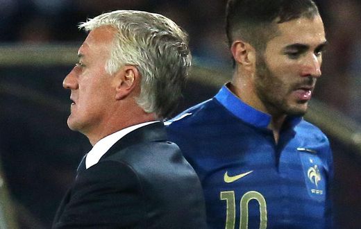 Didier Deschamps and Benzema