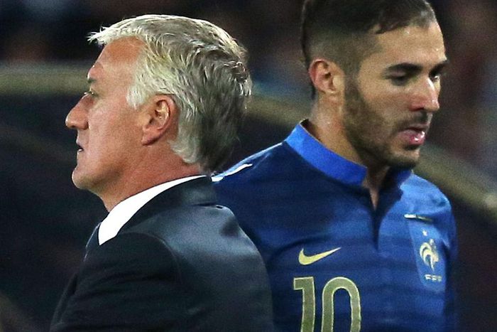 Didier Deschamps and Benzema
