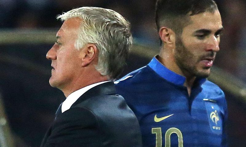 Didier Deschamps and Benzema