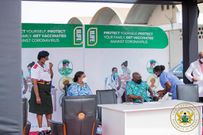 President Akufo-Adoo and his wife Rebecca at 37 Military Hospital 1