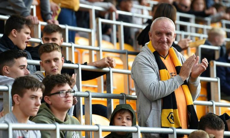 Some rail seating has already been installed at Premier League club Wolverhampton Wanderers