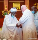 Akufo-Addo, Bawumia, Father Campbell hold Iftar with Chief Imam