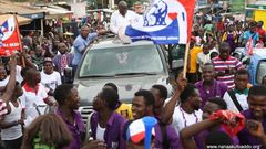 Nana Addo campaigns in 2016