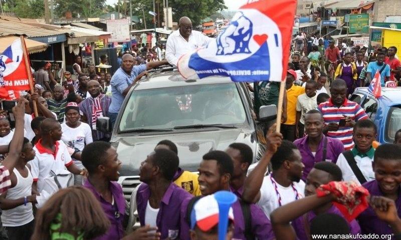Nana Addo campaigns in 2016