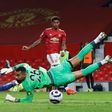 Manchester United forward Marcus Rashford in action at Old Trafford