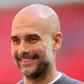 Cloud nine: Pep Guardiola has won nine league titles as a coach in England, Spain and Germany